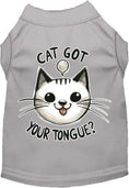 Load image into Gallery viewer, Adorable Cat or Dog Shirt for Pets "Cat Got Your Tongue"