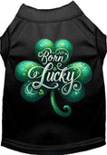 Load image into Gallery viewer, Adorable Cat or Dog Shirt for Pets "A's Born Lucky"
