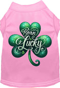 Load image into Gallery viewer, Adorable Cat or Dog Shirt for Pets "A's Born Lucky"