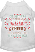 Load image into Gallery viewer, Cute Christmas Cat or Dog Shirt for Pets "Christmas Cheer by Barking Loud"