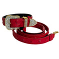 Load image into Gallery viewer, Bella Rosso Swarovski Crystal Collar & Leash Set