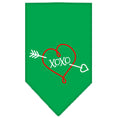 Load image into Gallery viewer, Pet and Dog Bandana Screen Printed, "XOXO"
