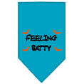 Load image into Gallery viewer, Halloween Pet and Dog Bandana Screen Printed, "Feeling Batty"