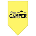 Load image into Gallery viewer, Pet and Dog Bandana Screen Printed, "Happy Camper"