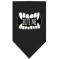 Load image into Gallery viewer, Pet and Dog Bandana Screen Printed, "Bite Me"