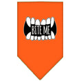 Load image into Gallery viewer, Pet and Dog Bandana Screen Printed, "Bite Me"