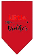 Load image into Gallery viewer, Pet and Dog Bandana Screen Printed, "Little Brother"