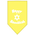 Load image into Gallery viewer, Pet and Dog Bandana Screen Printed, "Happy Hanukkah"
