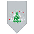 Load image into Gallery viewer, Christmas Dog Bandana, "Scribble Merry Christmas"