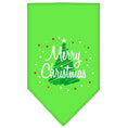 Load image into Gallery viewer, Christmas Dog Bandana, "Scribble Merry Christmas"