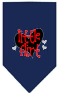 Load image into Gallery viewer, Pet and Dog Bandana Screen Printed, "Little Flirt"