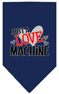 Load image into Gallery viewer, Pet and Dog Bandana Screen Printed, "Love Machine"
