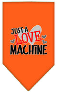 Load image into Gallery viewer, Pet and Dog Bandana Screen Printed, "Love Machine"