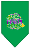 Load image into Gallery viewer, Pet and Dog Bandana Screen Printed, "Little Miss Mardi Gras"