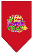 Load image into Gallery viewer, Pet and Dog Bandana Screen Printed, "Little Miss Mardi Gras"