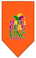 Load image into Gallery viewer, Pet and Dog Bandana Screen Printed, "Mardi Gras King"