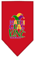 Load image into Gallery viewer, Pet and Dog Bandana Screen Printed, "Mardi Gras King"