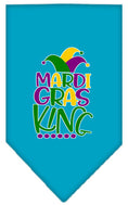 Load image into Gallery viewer, Pet and Dog Bandana Screen Printed, "Mardi Gras King"
