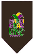Load image into Gallery viewer, Pet and Dog Bandana Screen Printed, "Mardi Gras King"