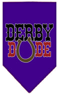 Load image into Gallery viewer, Pet and Dog Bandana Screen Printed, "Derby Dude"