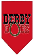 Load image into Gallery viewer, Pet and Dog Bandana Screen Printed, "Derby Dude"