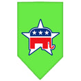 Load image into Gallery viewer, Dog Bandana Screen Printed, "Republican"