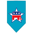 Load image into Gallery viewer, Dog Bandana Screen Printed, "Republican"