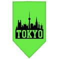 Load image into Gallery viewer, Pet and Dog Bandana Screen Printed, "Tokyo Skyline"