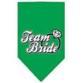 Load image into Gallery viewer, Pet and Dog Bandana Screen Printed, "Team Bride"