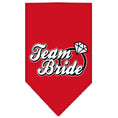 Load image into Gallery viewer, Pet and Dog Bandana Screen Printed, "Team Bride"