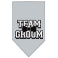 Load image into Gallery viewer, Pet and Dog Bandana Screen Printed, "Team Groom"