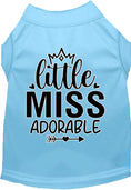 Load image into Gallery viewer, Adorable Cat or Dog Shirt for Pets "Little Miss Adorable"