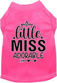 Load image into Gallery viewer, Adorable Cat or Dog Shirt for Pets "Little Miss Adorable"