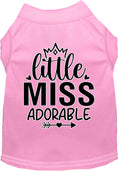 Load image into Gallery viewer, Adorable Cat or Dog Shirt for Pets "Little Miss Adorable"