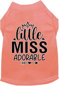 Load image into Gallery viewer, Adorable Cat or Dog Shirt for Pets "Little Miss Adorable"