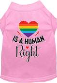 Load image into Gallery viewer, Pride Cat or Dog Shirt for Pets "Love is a Human Right"