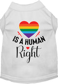 Load image into Gallery viewer, Pride Cat or Dog Shirt for Pets "Love is a Human Right"