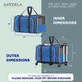 Load image into Gallery viewer, Katziela Rolling Rover Airline Compliant Expandable Wheeled Pet Carrier