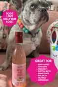 Load image into Gallery viewer, Belly Rub Blush Watermelon Dog Water close-up bottle image for dogs