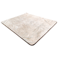 Load image into Gallery viewer, PupProtector™ Short Fur Waterproof Throw Blanket - White with Brown Accents