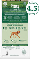 Nutro Natural Choice Puppy Lamb & Rice Dry Dog Food (4.5lb)