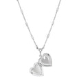 Load image into Gallery viewer, Sapphire Blue Horse Heart Locket Necklace 16" + 3" Extender
