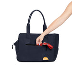 WEEKEND DOG TOTE - NAVY.