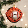 Load image into Gallery viewer, Giants Baseball Mitt Ornament - Southlake Paws