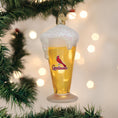 Load image into Gallery viewer, Cardinals Glass Of Beer Ornament - Southlake Paws