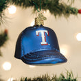 Load image into Gallery viewer, Rangers Baseball Cap Ornament - Southlake Paws