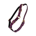 Load image into Gallery viewer, Glamorous Boysenberry, Embossed Studded Italian Leather Harness!