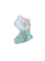 Beaded Caviar Stocking Barrettes- Dog Barrette