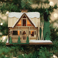 Load image into Gallery viewer, Santa's Ski Lodge Ornament - Southlake Paws