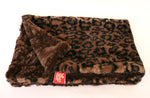 Blanket, Dark Brown Leopard